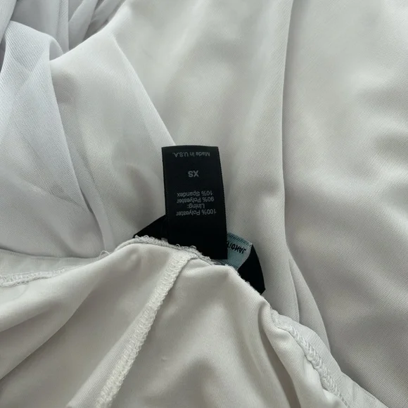 Vintage Y2K mesh off-shoulder bell sleeve tube top & matching wide leg pants set - Picture 7 of 10